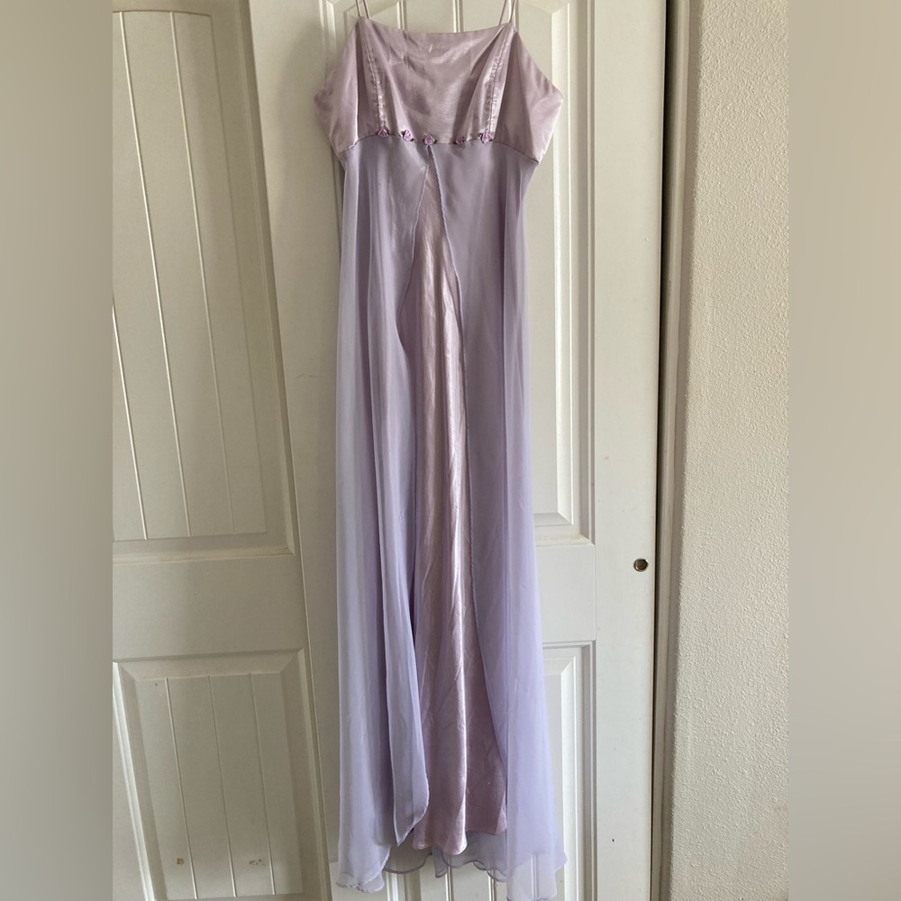 VINTAGE Fiesta silk gown